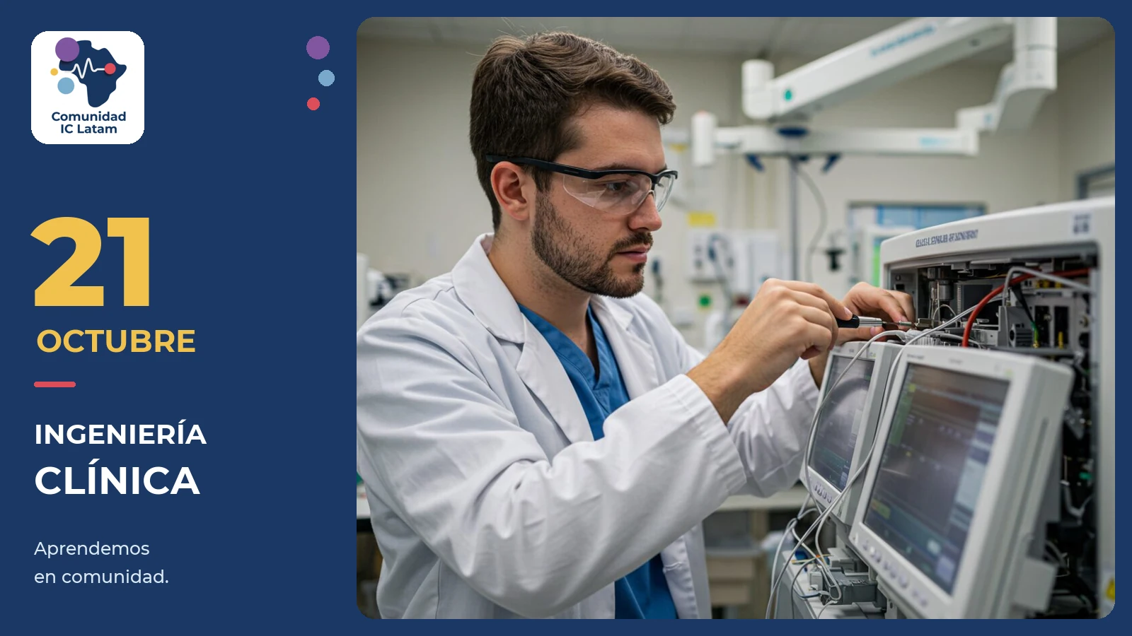Día Mundial de la Ingeniería Clínica: qué se celebra el 21 de octubre y cómo vivirlo en tu hospital